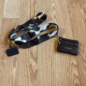 Save the Girls Clip and Go Phone Holder with Wallet and Strap